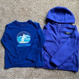 LLBean Kids' Graphic Tee, Long-Sleeve Medium 5-6